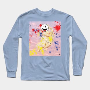 Vintage Smiley Cherub Long Sleeve T-Shirt